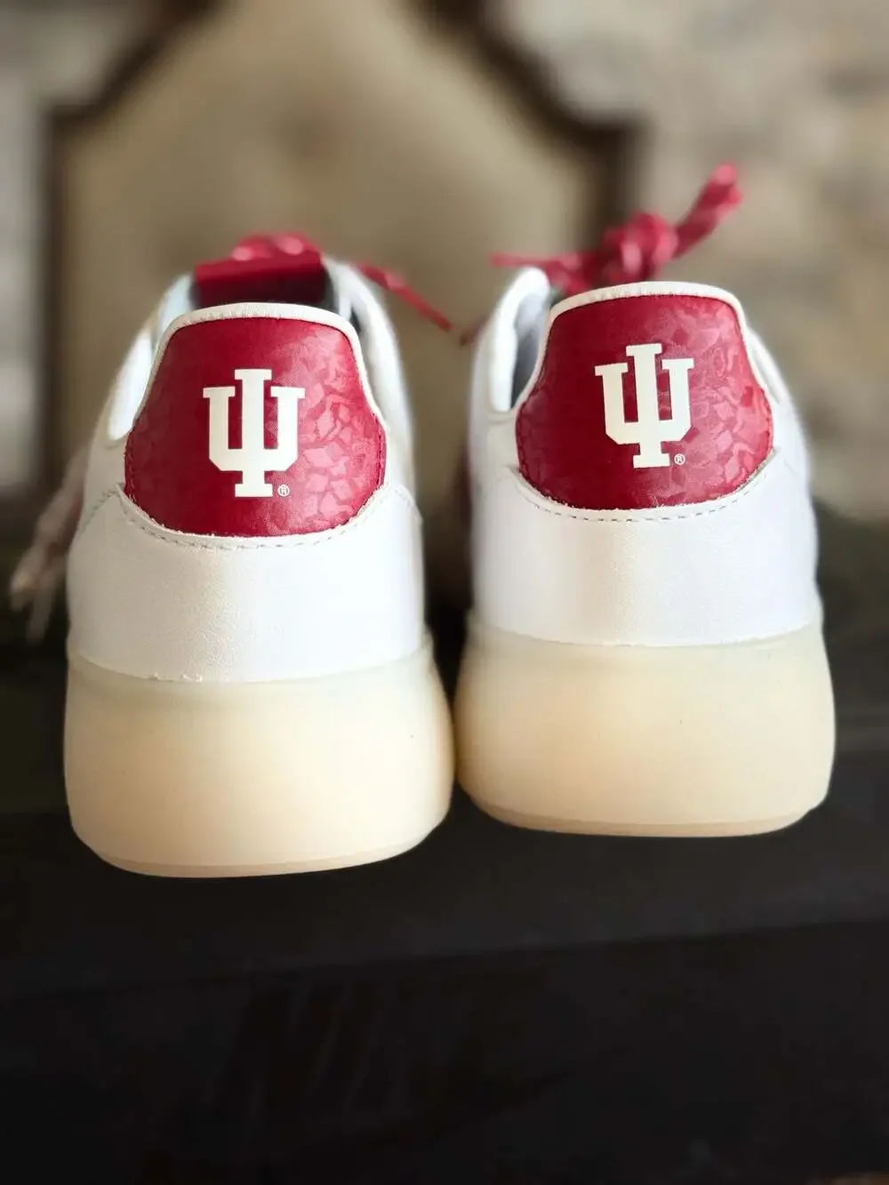 Adidas Indiana University Hoosiers KJ6834 Barreda Decode Lux White Red Size 9.5